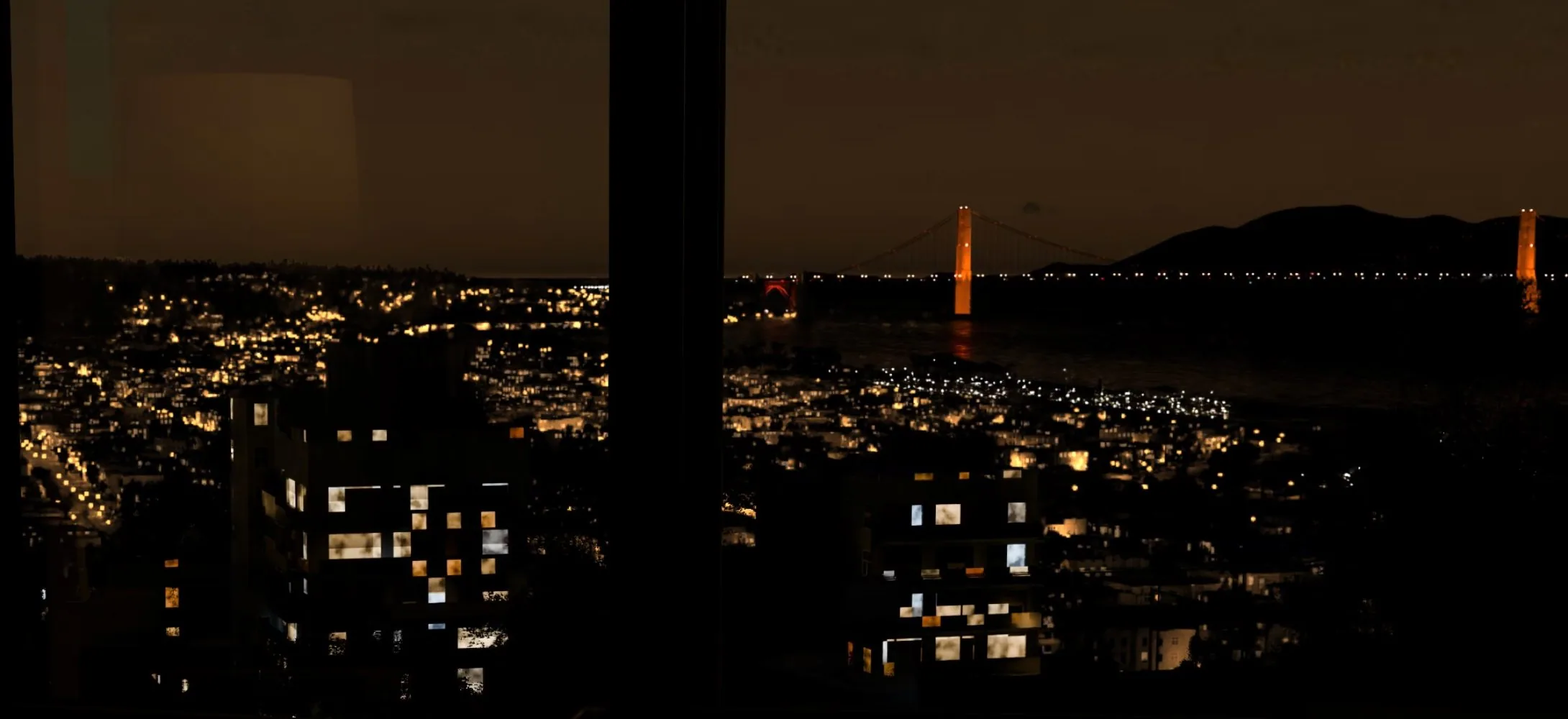 Night on the live site before the detail