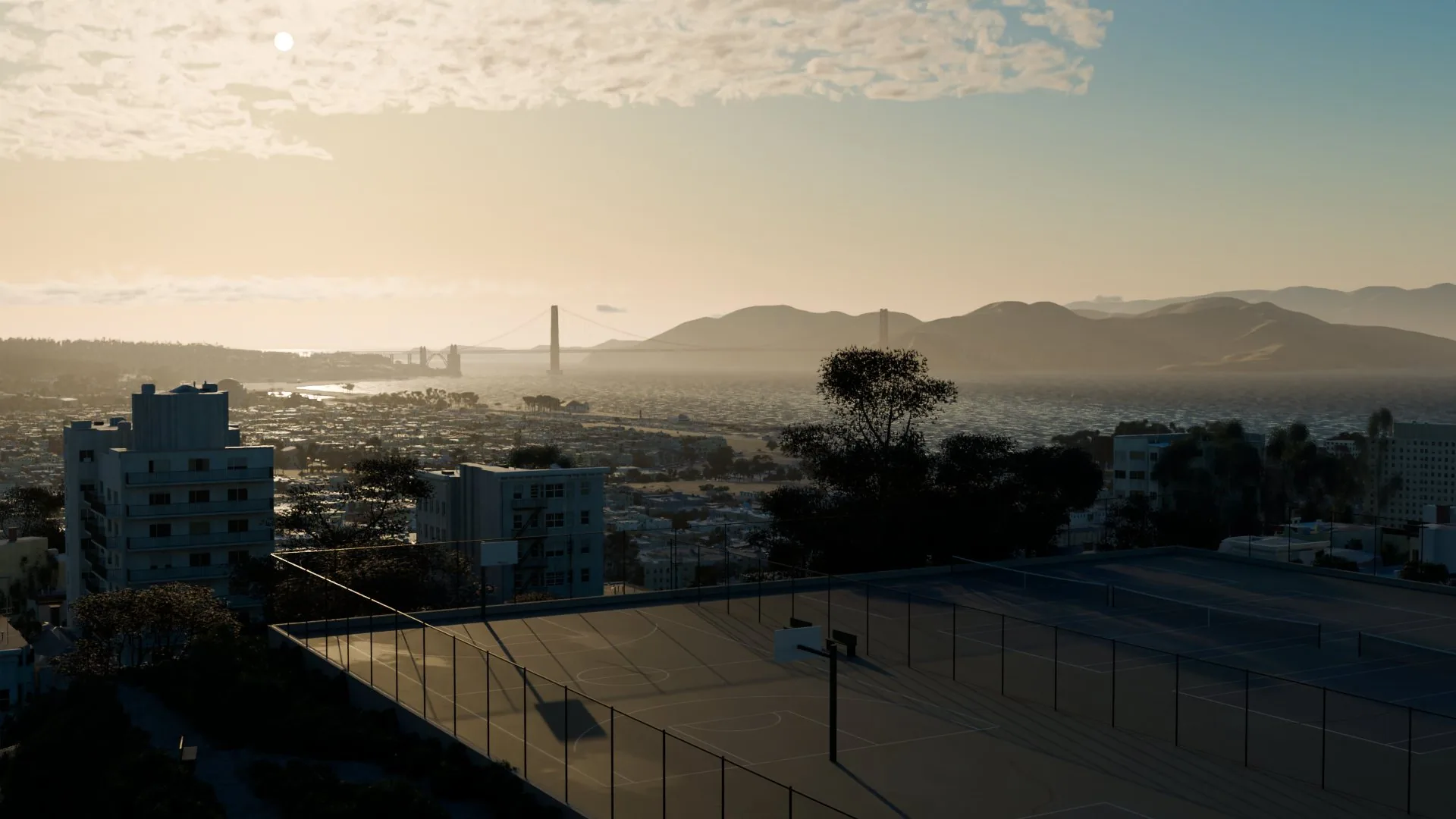 The view at golden hour, 1x
